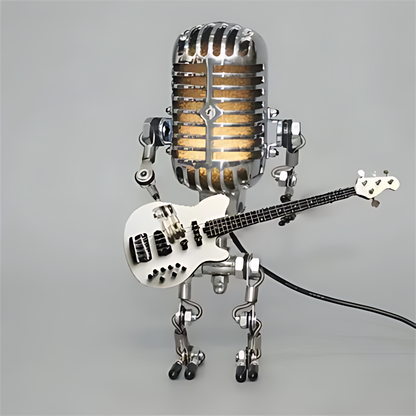 Unique Robot Table Lamp with Adjustable LED Light for Living Room and Desk...