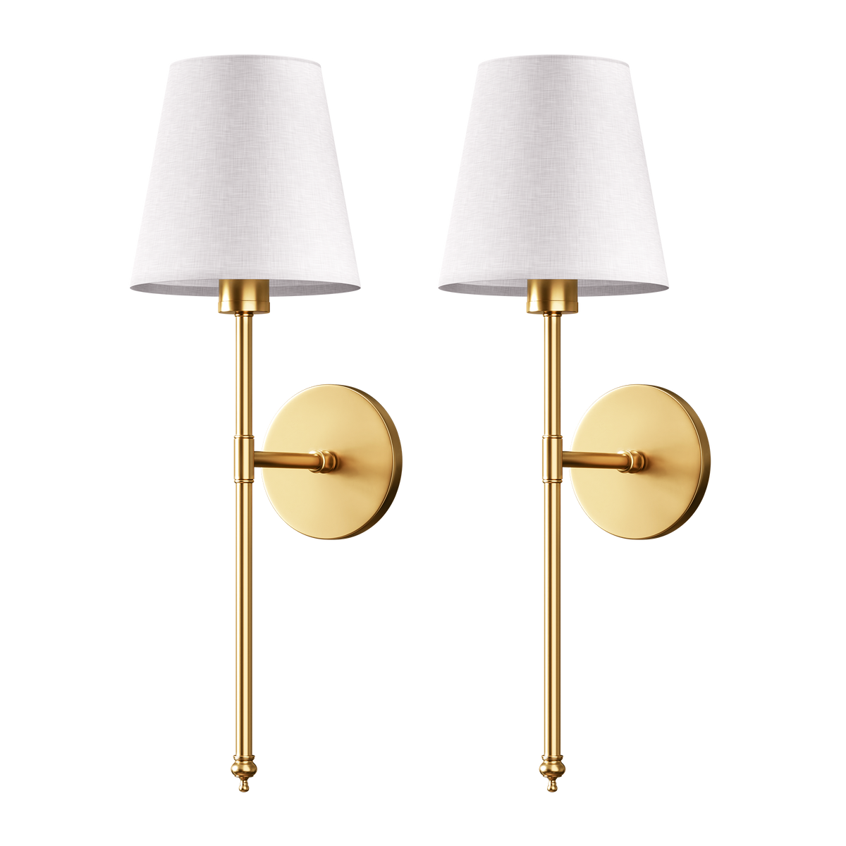 Contemporary Aluminium Shade Wall Light 1-Light
