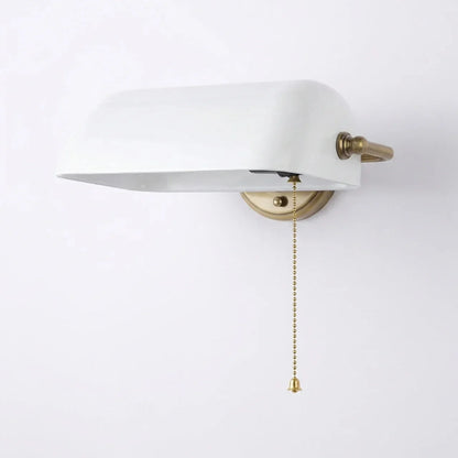 Retro Glass Half Moon Wall Sconce Lamp 1-Light