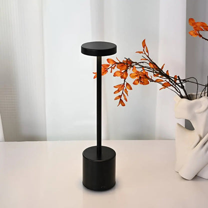 Wireless Vintage Table Lamp – Rechargeable Cordless Design with Dimmable...