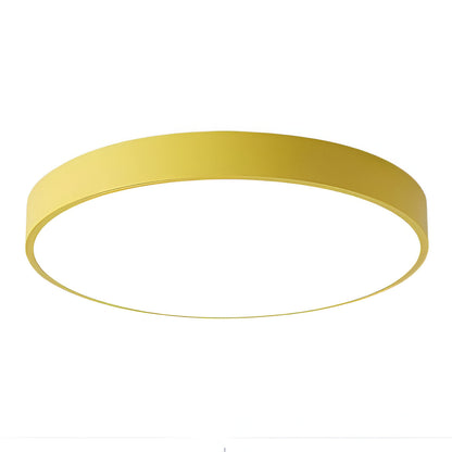 Contemporary Iron Minimal Frame Ceiling Light 1-Light