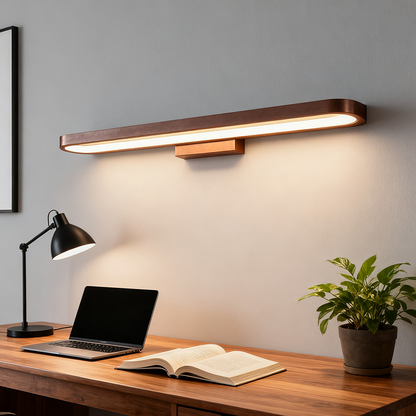 Contemporary LED Linear Mirror Wall Light | 1-Light
