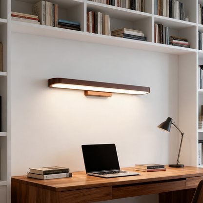 Contemporary LED Linear Mirror Wall Light | 1-Light