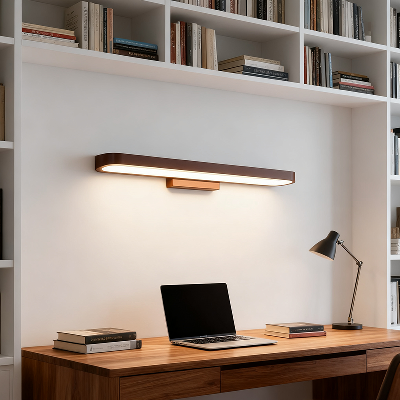 Contemporary LED Linear Mirror Wall Light | 1-Light