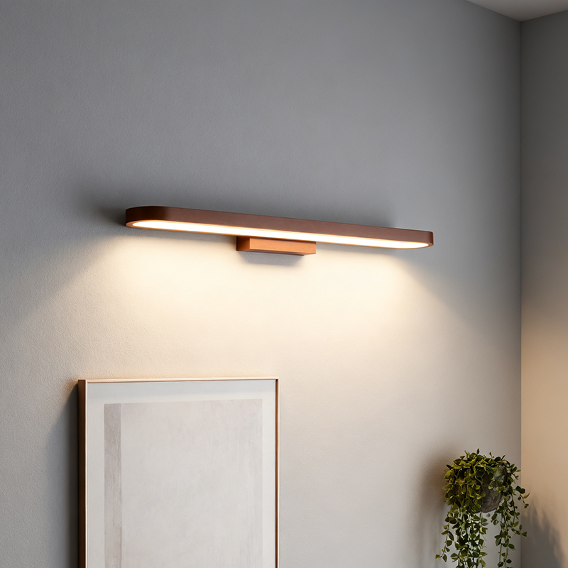 Contemporary LED Linear Mirror Wall Light | 1-Light