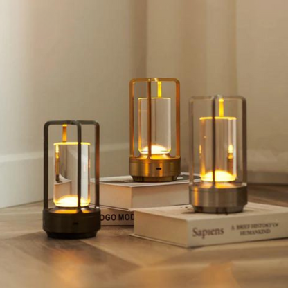 Contemporary Cylinder LED Wireless Table Lamp 1-Light