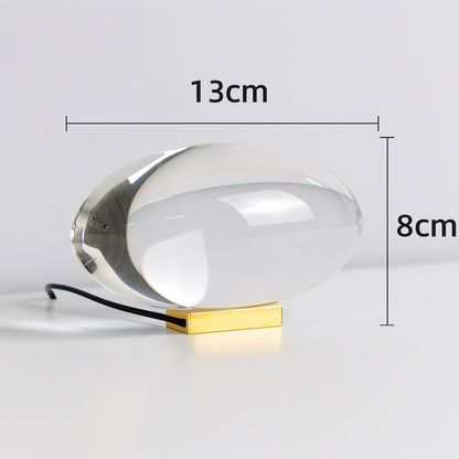 Contemporary Crystal LED Projection Table Light | USB Powered