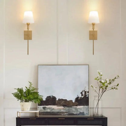 Modern Fabric Wall Sconce 1-Light