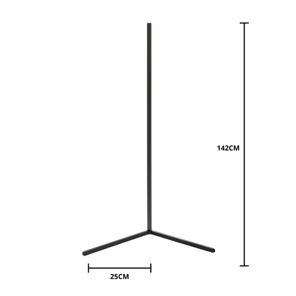 Minimalist Aluminium Remote Control Floor Lamp 1-Light