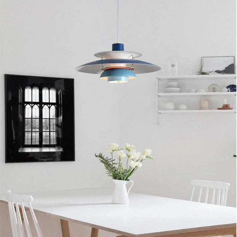 Scandinavian Aluminium Adjustable Angle Pendant Light 1-Light