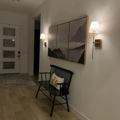 Modern Fabric Wall Sconce 1-Light