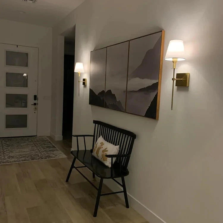 Modern Fabric Wall Sconce 1-Light