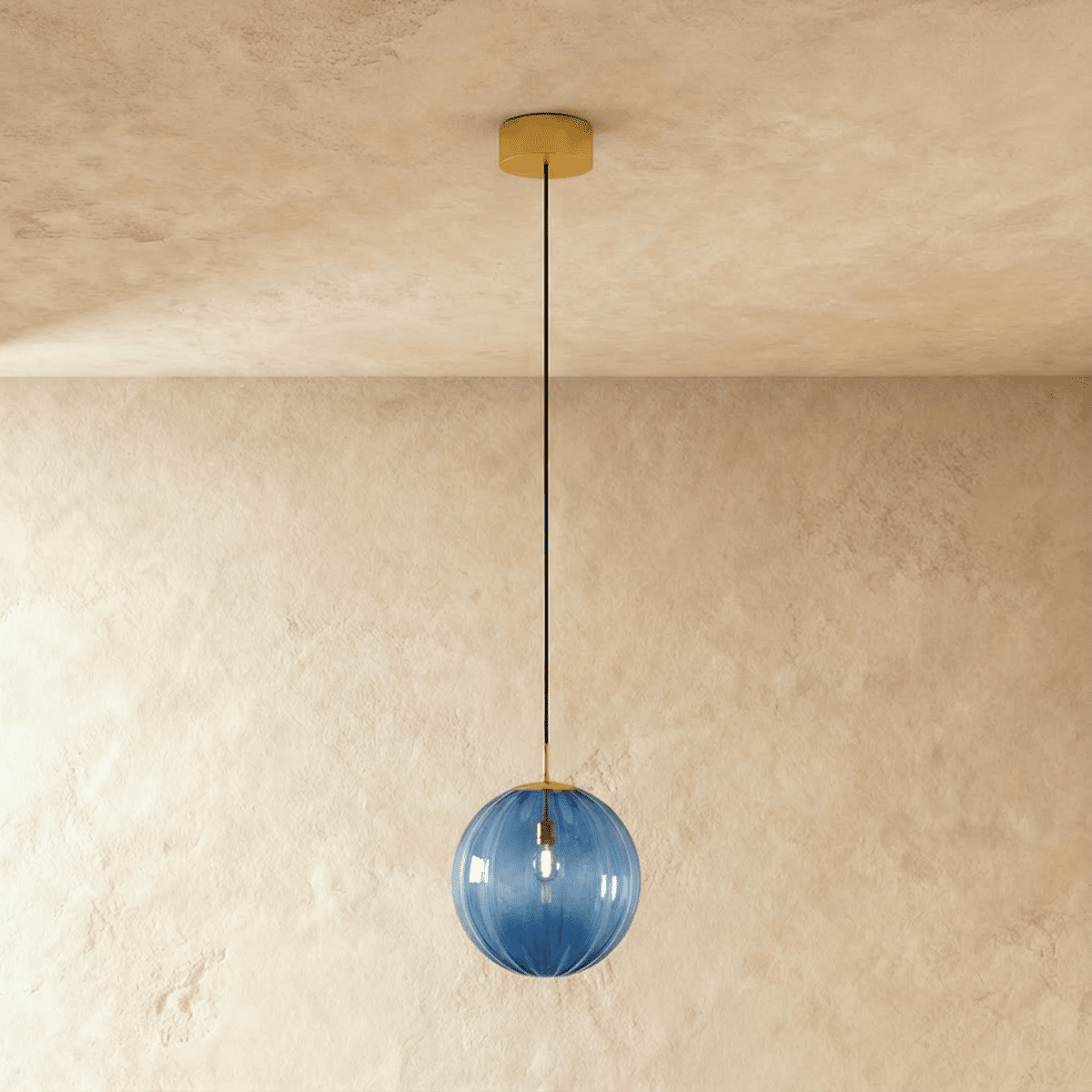 Modern Iron Dome Shade Pendant Light 1-Light