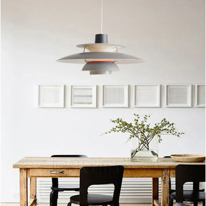 Scandinavian Aluminium Adjustable Angle Pendant Light 1-Light