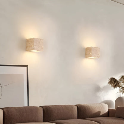 Minimalist Stone Natural Cave Wall Light 1-Light