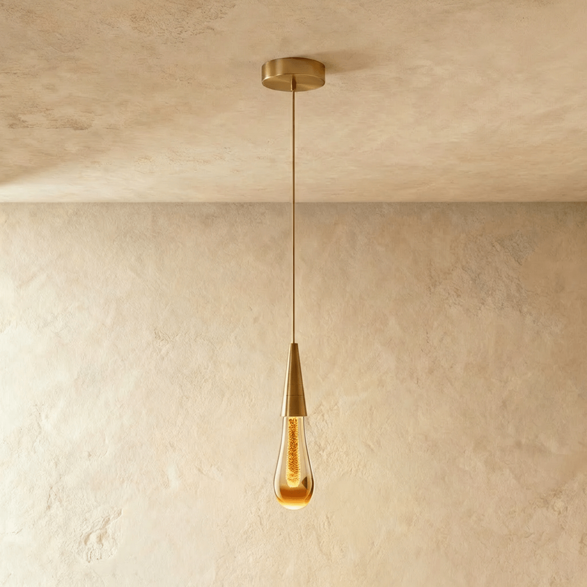Modern Aluminium Aluminium Frame Pendant Light 1-Light