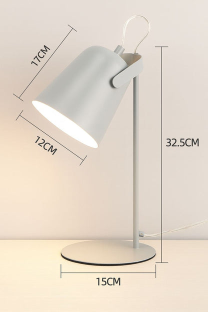 Scandinavian Metal Cone Table Lamp LED 1-light