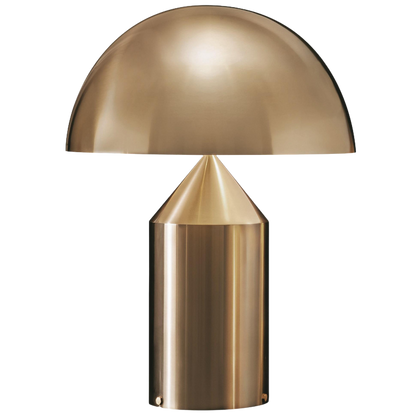 Scandinavian Brass Dome LED Table Lamp 3-Light