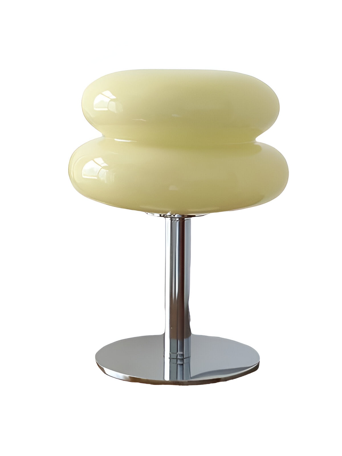 Contemporary Glass Base Table Lamp 1-Light