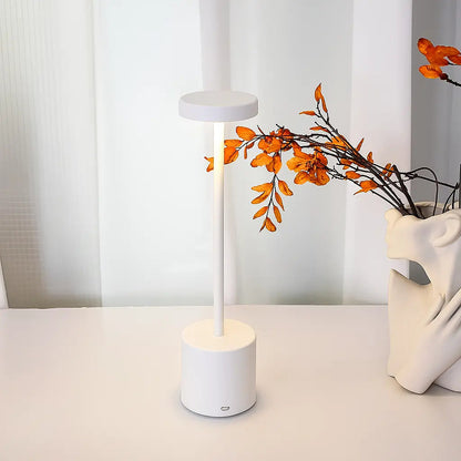 Wireless Vintage Table Lamp – Rechargeable Cordless Design with Dimmable...