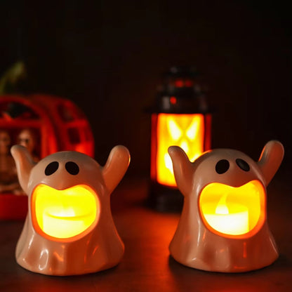 Halloween Ghost Lamp LED Battery Operated Table Light
