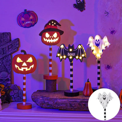Halloween LED Lights Decorations Ghost Pumpkin Table Decor Party Themed