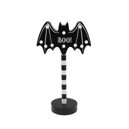 Halloween LED Lights Standing Table Decoration Plastic Spooky Party Accent