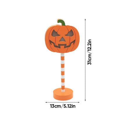 Halloween LED Lights Standing Table Decoration Plastic Spooky Party Accent