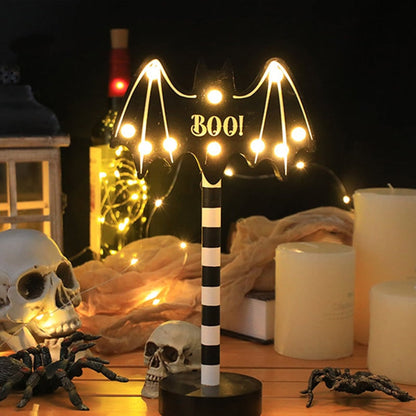 Halloween LED Lights Standing Table Decoration Plastic Spooky Party Accent