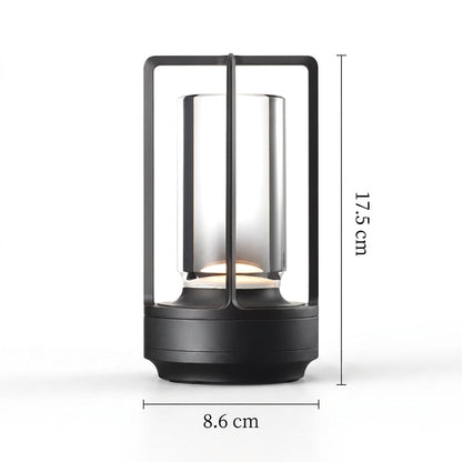 Contemporary Cylinder LED Wireless Table Lamp 1-Light