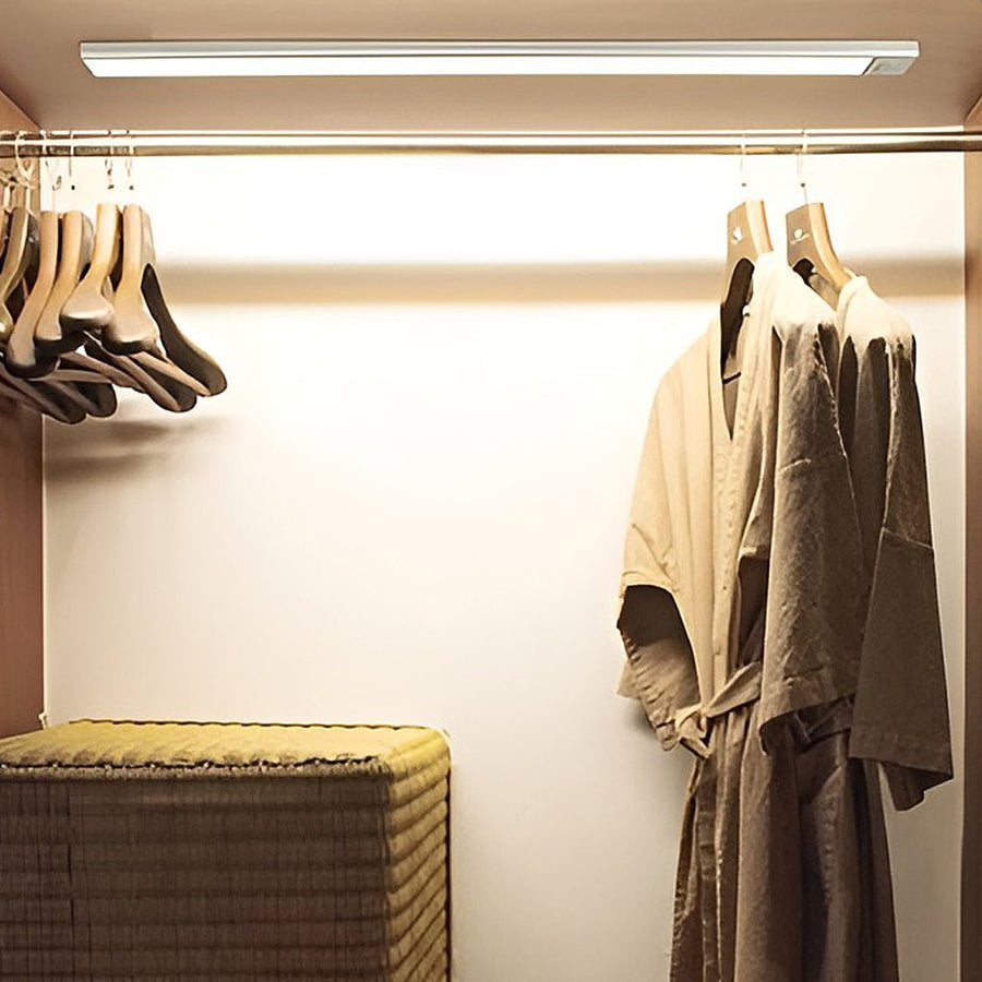 Contemporary Metal Rechargeable Motion Ceiling Light 1-Light