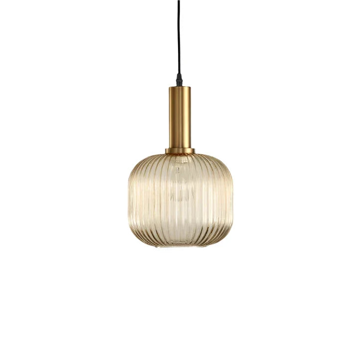 Contemporary Glass Tube Fitting Pendant Light 1-Light