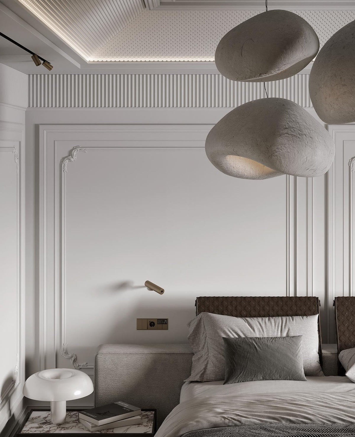 Contemporary Minimalist Dome LED Pendant Light 1-Light