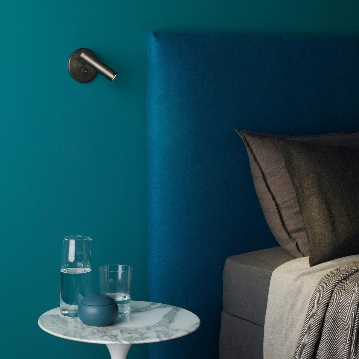 LED Wall Light Lamp For Reading Contemporary Mounted Metal