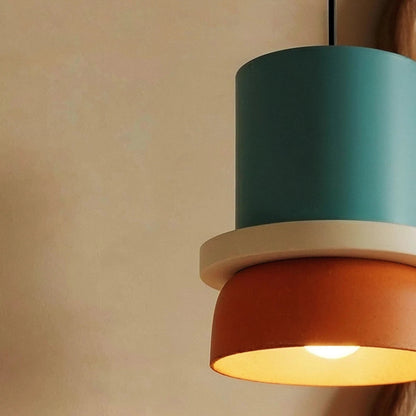 Modern Aluminium Dome Acrylic Pendant Light 1-Light