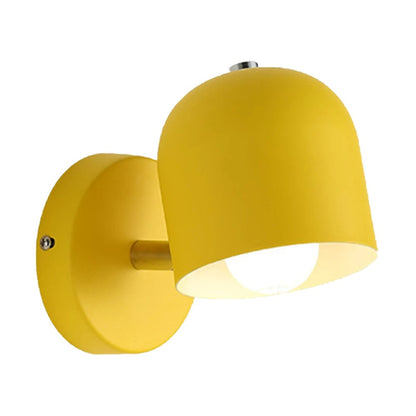 Contemporary Macaron Dome Wall Sconce LED 1-Light