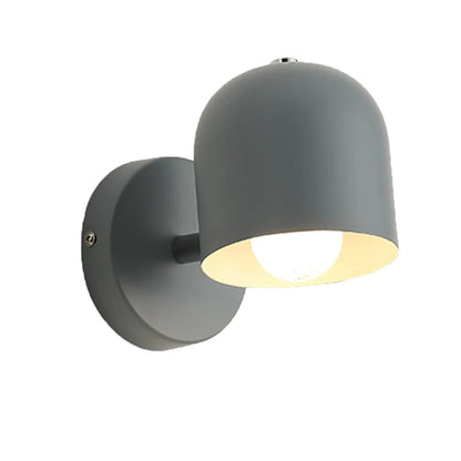 Contemporary Macaron Dome Wall Sconce LED 1-Light