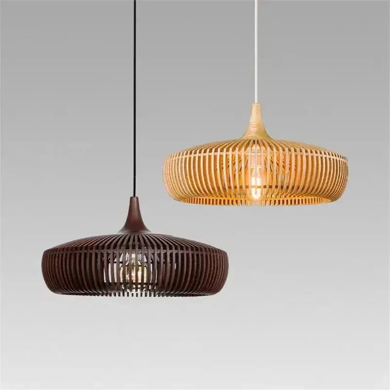 Scandinavian Wood Pendant Light 1-Light