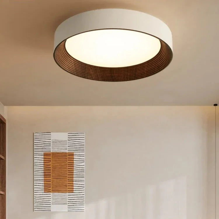 Modern Iron Flush D35cm Ceiling Light 1-Light