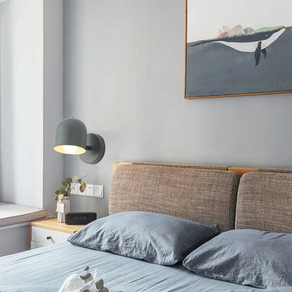 Contemporary Macaron Dome Wall Sconce LED 1-Light