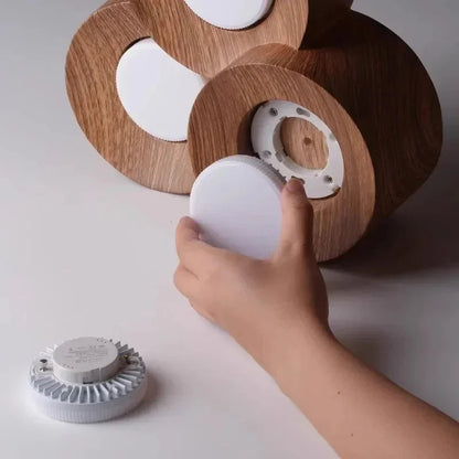 Modern Resin Tri-Colour Ceiling Light