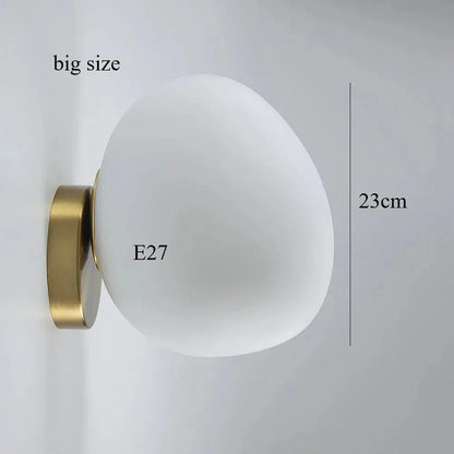 Modern Glass Wall Light 1-Light