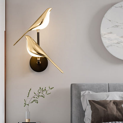 Contemporary Bird Wall Sconce LED Light