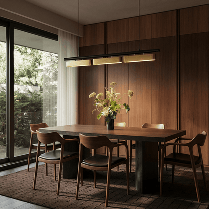Modern Stainless Steel Multi Head Chandelier