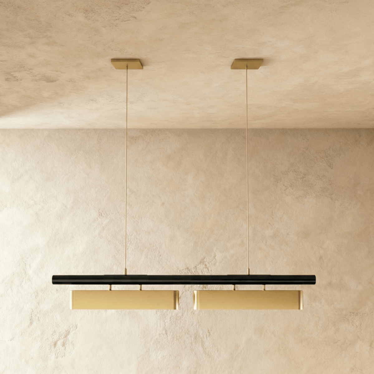 Modern Stainless Steel Multi Head Chandelier