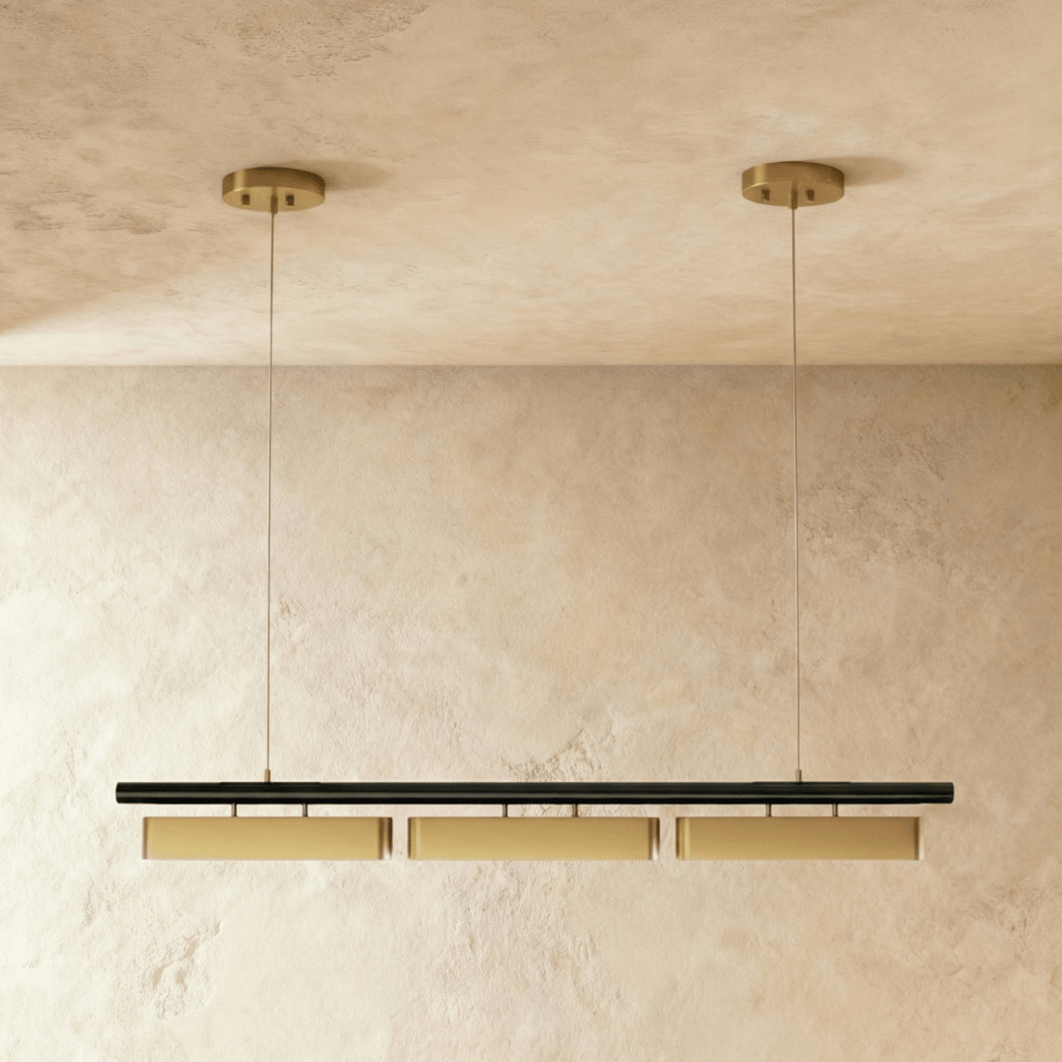 Modern Stainless Steel Multi Head Chandelier