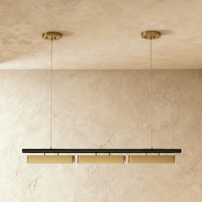 Modern Stainless Steel Multi Head Chandelier
