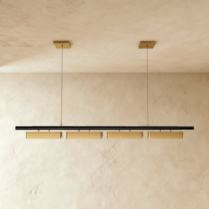 Modern Stainless Steel Multi Head Chandelier