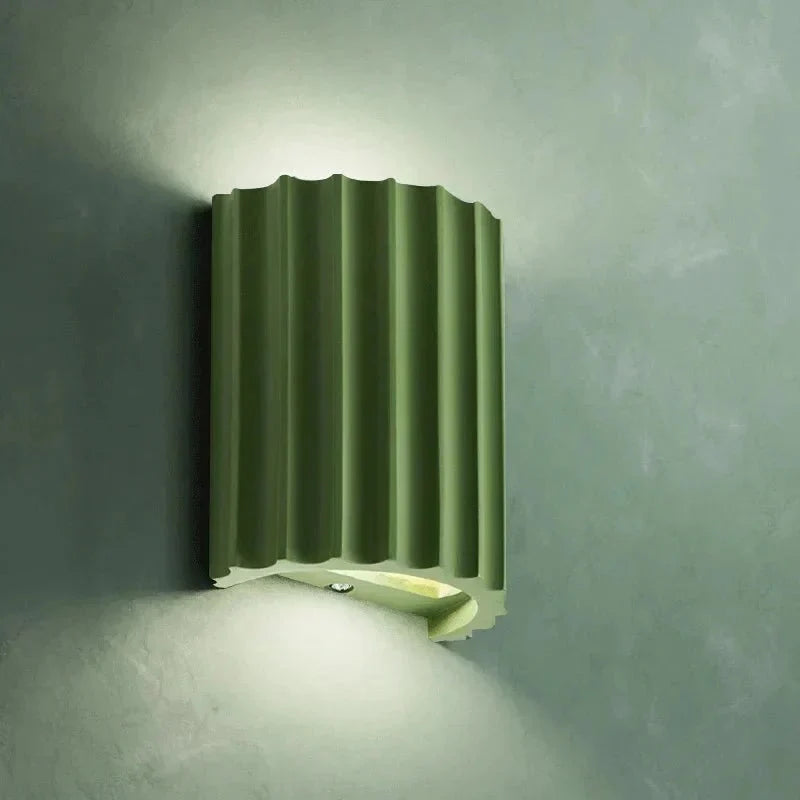 Contemporary Resin LED Wall Sconce 1-Light
