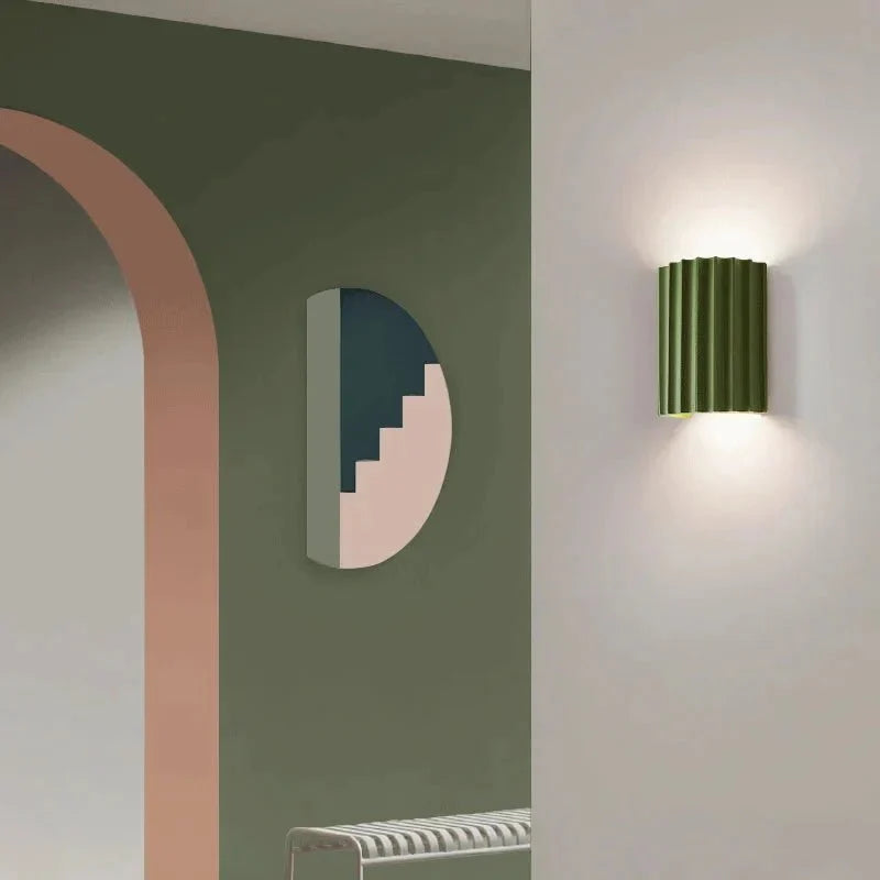 Contemporary Resin LED Wall Sconce 1-Light
